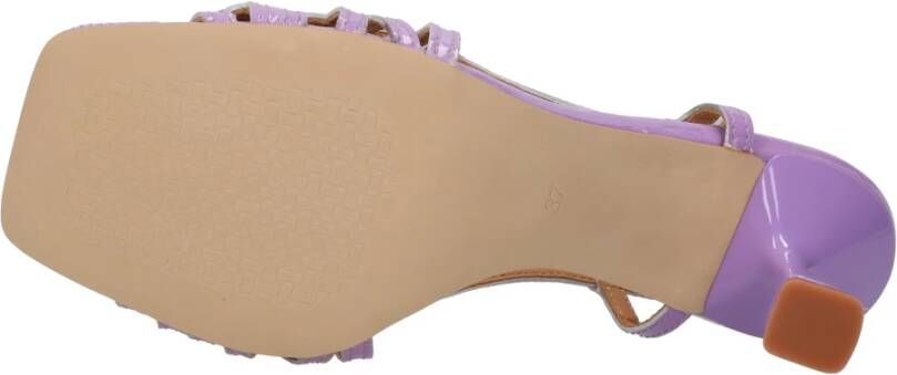 Elvio Zanon Sandalen Paars Purple Dames