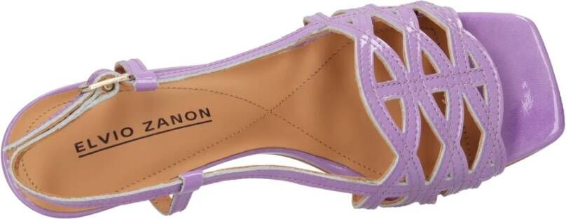 Elvio Zanon Sandalen Paars Purple Dames