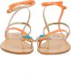 Emanuela Caruso Flat Sandals Oranje Dames - Thumbnail 2