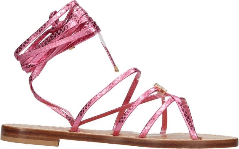 Emanuela Caruso Sandalen Fuchsia Pink Dames