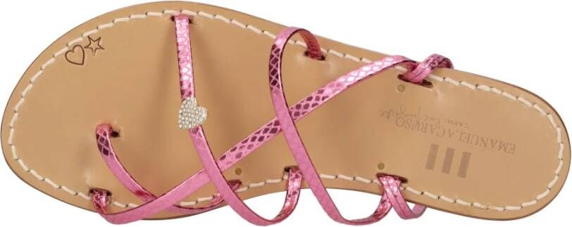 Emanuela Caruso Sandalen Fuchsia Pink Dames