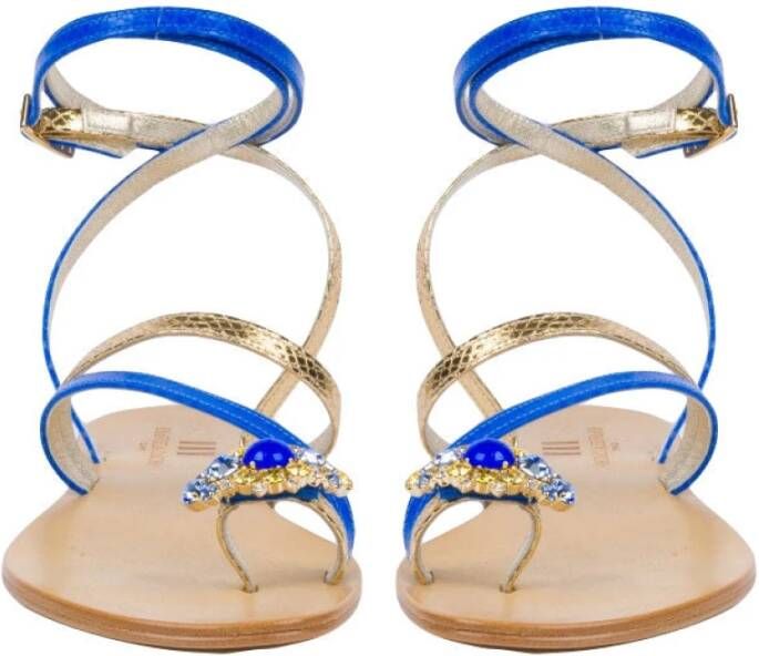 Emanuela Caruso Sandals Blauw Dames