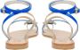 Emanuela Caruso Sandals Blauw Dames - Thumbnail 4