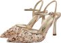 Emanuelle Vee Beige Hak Sandalen Beige Dames - Thumbnail 2