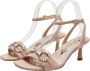 Emanuelle Vee Beige Hak Sandalen Beige Dames - Thumbnail 2