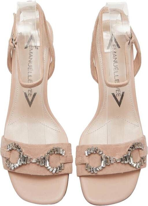 Emanuelle Vee Beige Hak Sandalen Beige Dames