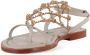 Emanuelle Vee Flat Sandals Beige Dames - Thumbnail 2