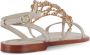 Emanuelle Vee Flat Sandals Beige Dames - Thumbnail 3