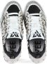 Emanuelle Vee Glitter Leren en Stoffen Sneakers White Dames - Thumbnail 5