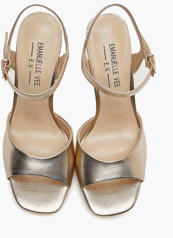 Emanuelle Vee High Heel Sandals Beige Dames