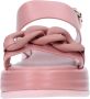 Emanuelle Vee Leren Knoop Sandalen voor Vrouwen Pink Dames - Thumbnail 2