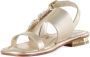 Emanuelle Vee Leren sandalen met strass Yellow Dames - Thumbnail 2