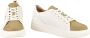 Emanuelle Vee Leren Sneakers met Rubberen Zool White Dames - Thumbnail 2