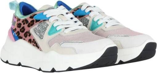 Emanuelle Vee Roze Sneakers Modern Stijl Multicolor Dames