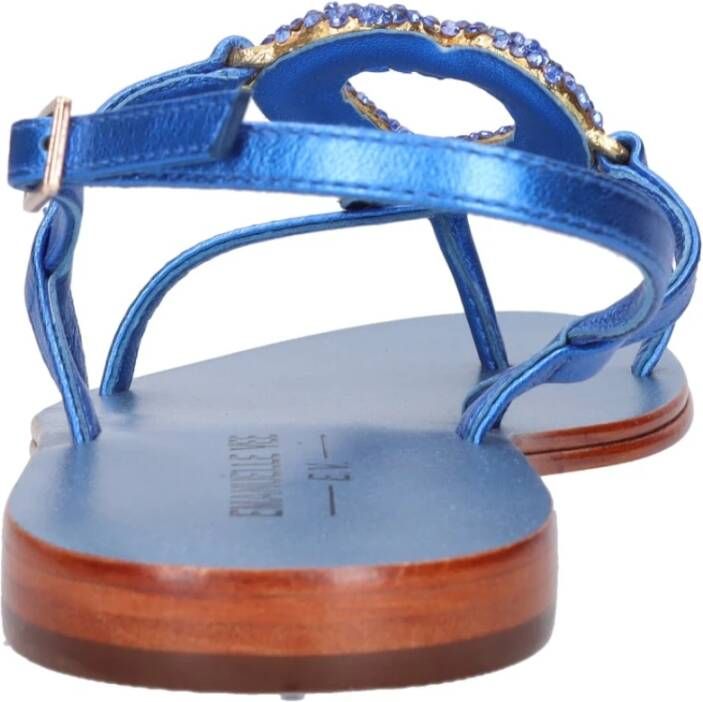 Emanuelle Vee Sandalen Blauw Blue Dames