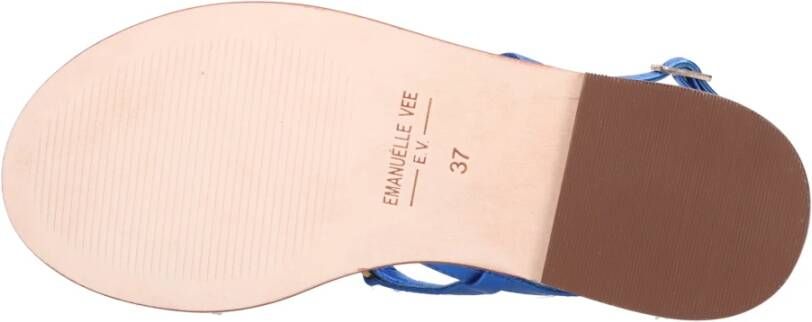 Emanuelle Vee Sandalen Blauw Blue Dames