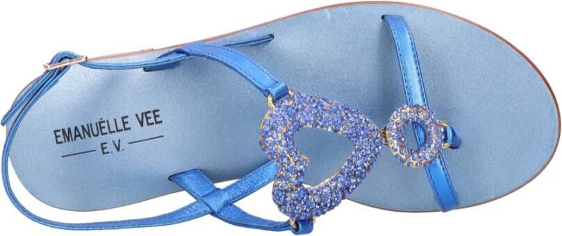 Emanuelle Vee Sandalen Blauw Blue Dames