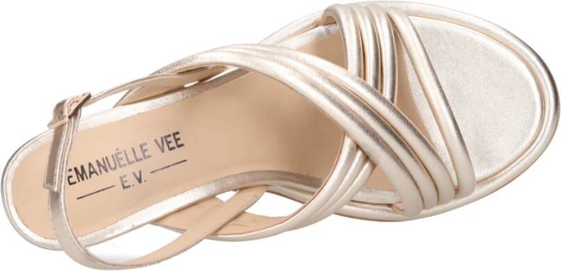 Emanuelle Vee Sandalen Goud Yellow Dames