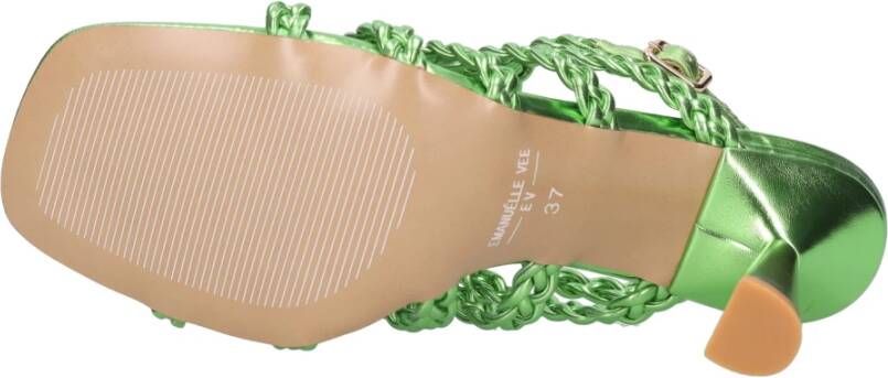 Emanuelle Vee Sandalen Groen Green Dames