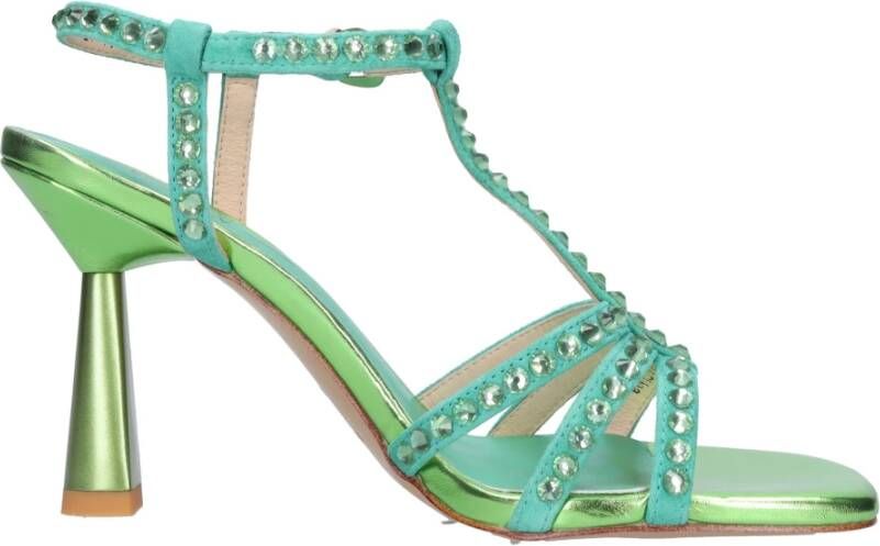 Emanuelle Vee Sandalen Groen Green Dames