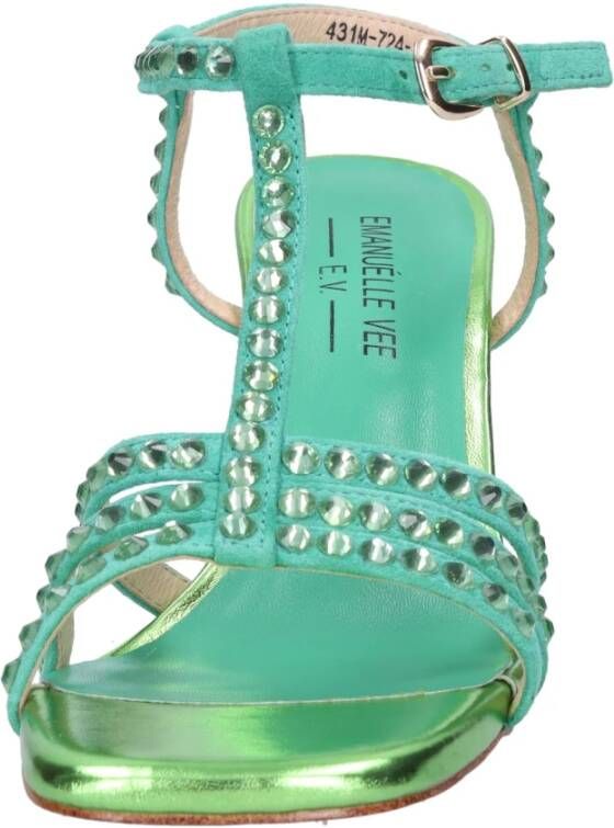 Emanuelle Vee Sandalen Groen Green Dames