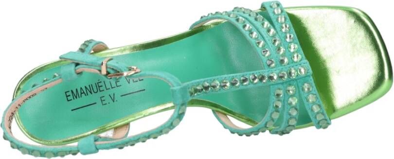 Emanuelle Vee Sandalen Groen Green Dames