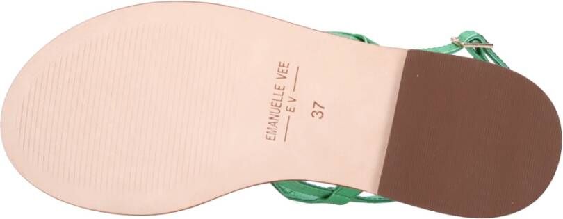 Emanuelle Vee Sandalen Groen Green Dames