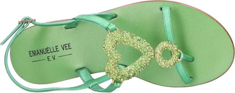 Emanuelle Vee Sandalen Groen Green Dames