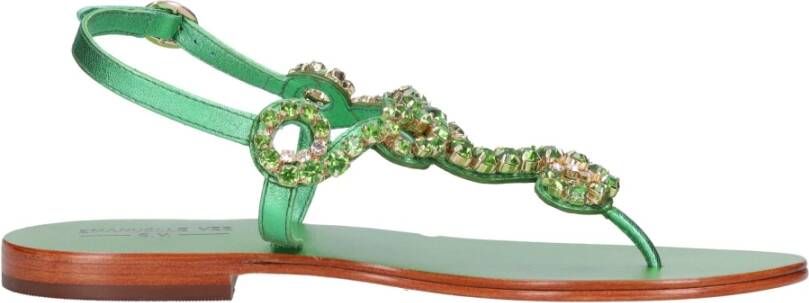 Emanuelle Vee Sandalen Groen Green Dames