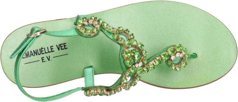 Emanuelle Vee Sandalen Groen Green Dames