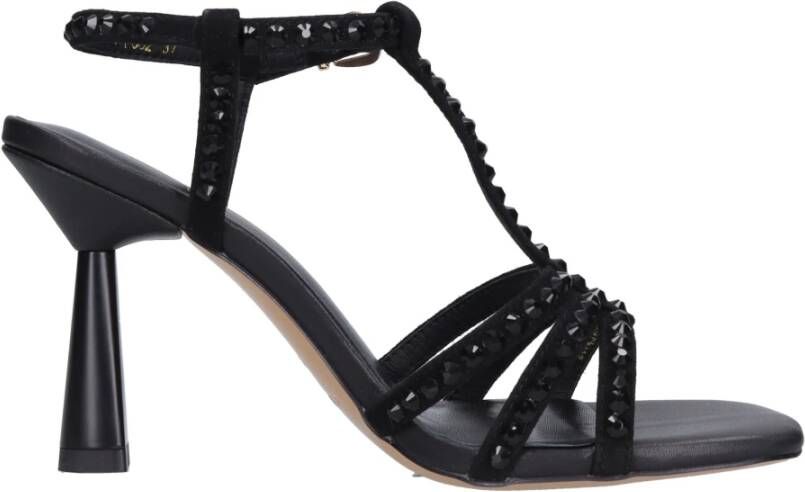 Emanuelle Vee Sandalen Zwart Black Dames