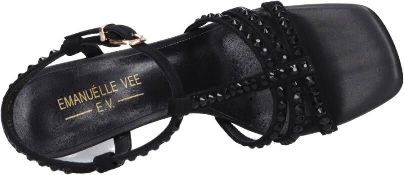 Emanuelle Vee Sandalen Zwart Black Dames