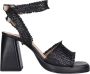 Emanuelle Vee Sandalen Zwart Black Dames - Thumbnail 3