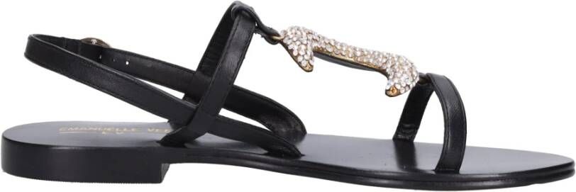 Emanuelle Vee Sandalen Zwart Black Dames