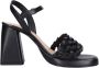 Emanuelle Vee Sandalen Zwart Black Dames - Thumbnail 3