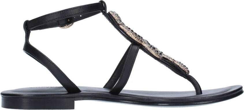 Emanuelle Vee Sandalen Zwart Black Dames