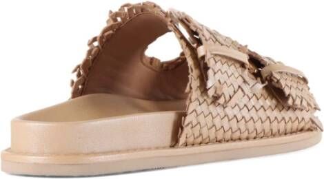 Emanuelle Vee Sliders Beige Dames