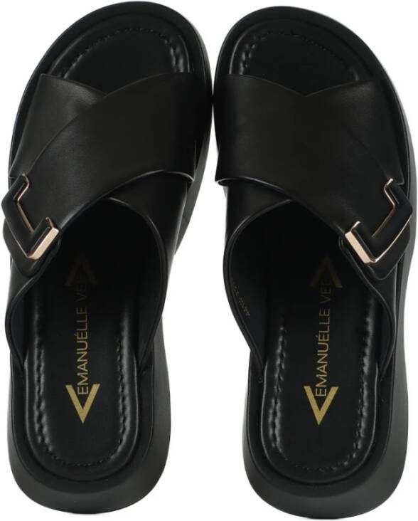 Emanuelle Vee Sliders Black Dames