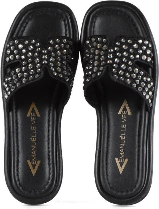 Emanuelle Vee Sliders Black Dames