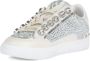 Emanuelle Vee Sneakers van leer en stof met strass Gray Dames - Thumbnail 2