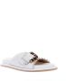 Emanuelle Vee Witte Geweven Sandalen Ss23 White Dames - Thumbnail 2