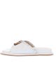 Emanuelle Vee Witte Geweven Sandalen Ss23 White Dames - Thumbnail 3