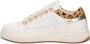 Emanuelle Vee Witte leren sneakers met contrastdetails White Dames - Thumbnail 2