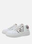 Emanuelle Vee Witte Leren Sneakers met Spiegelende Details White Dames - Thumbnail 2