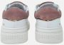 Emanuelle Vee Witte Leren Sneakers met Spiegelende Details White Dames - Thumbnail 3