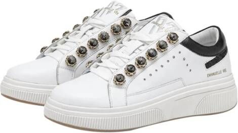 Emanuelle Vee Witte Sneakers Stijlvol en Comfortabel White Dames