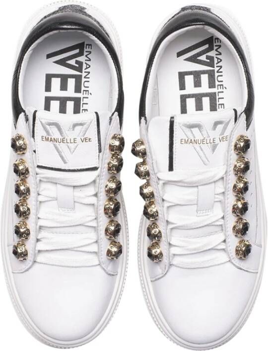 Emanuelle Vee Witte Sneakers Stijlvol en Comfortabel White Dames