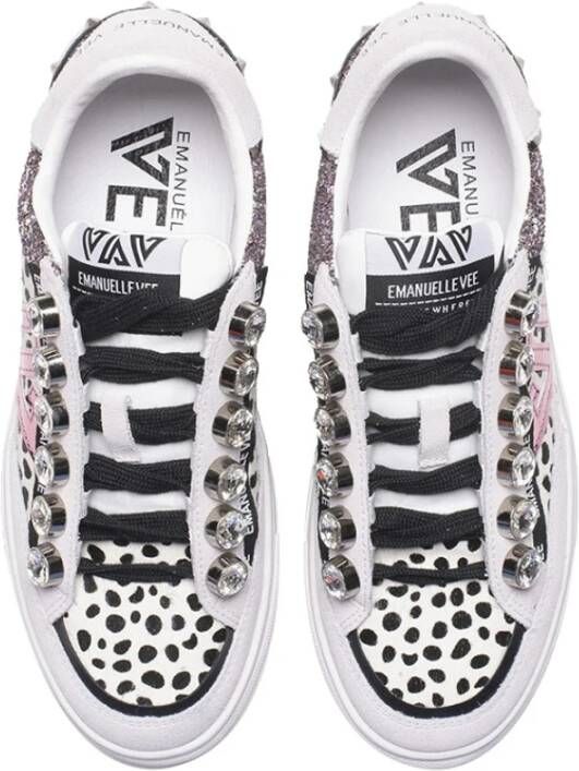 Emanuelle Vee Witte Sneakers voor Vrouwen Multicolor Dames