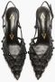 Emanuelle Vee Zwarte Sandalen met Strass Detail Black Dames - Thumbnail 3