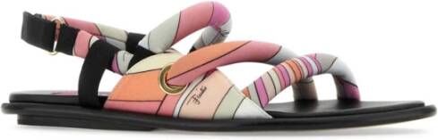 EMILIO PUCCI Flat Sandals Meerkleurig Dames